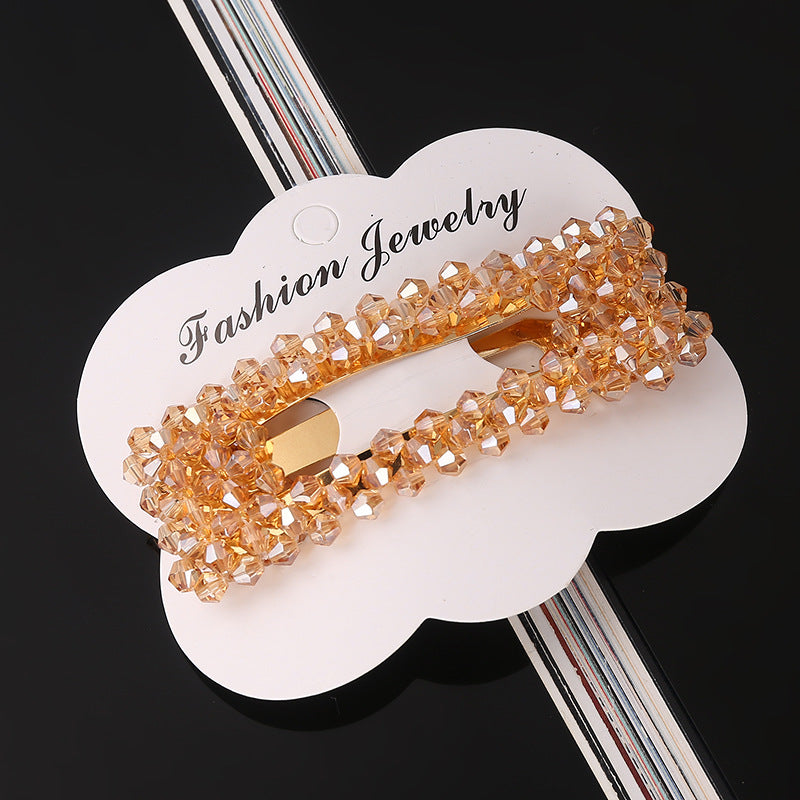 Color crystal hair accessories