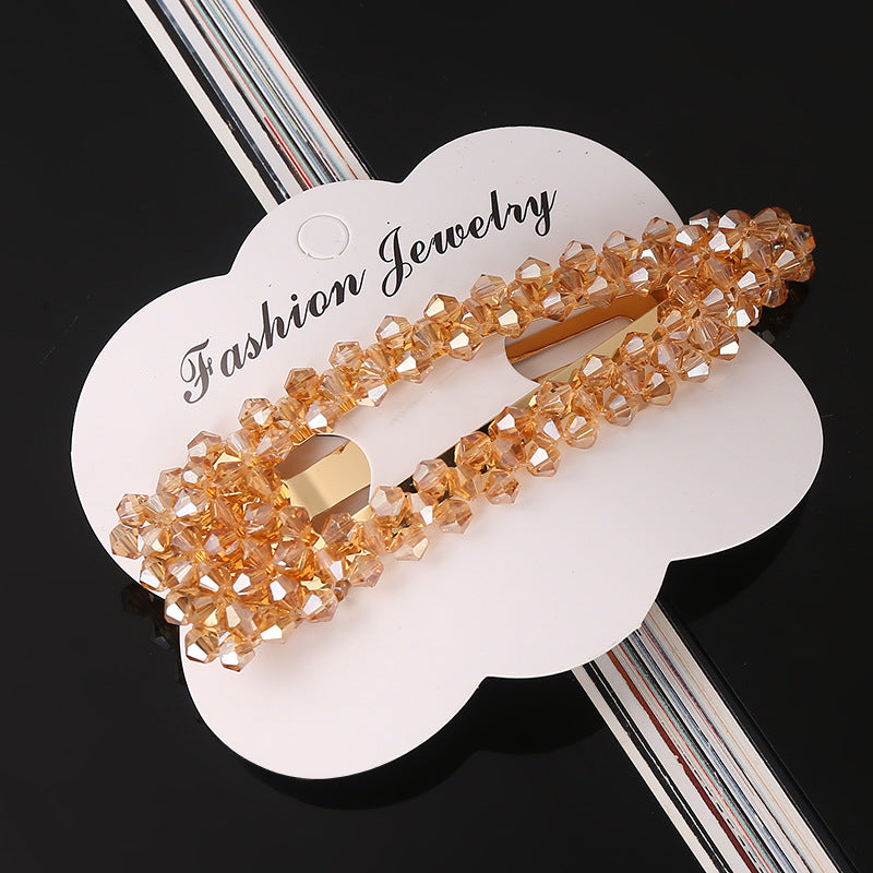 Color crystal hair accessories